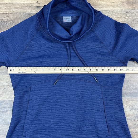 MARMOT Womens Pullover Cowl Kneck‎ Sweatshirt Pockets Medium M - Picture 6 of 9